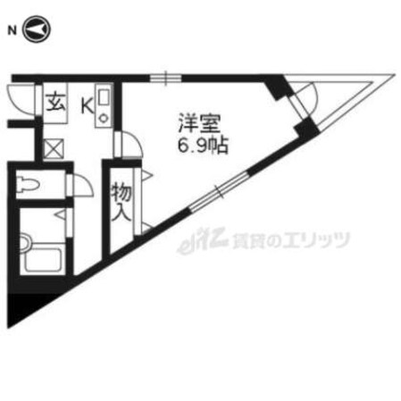 スペシャリー丸太町の物件間取画像